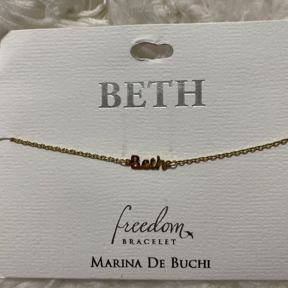 Personalised Bracelets Freedom Bracelet Marina De Buchi Name - Main Image